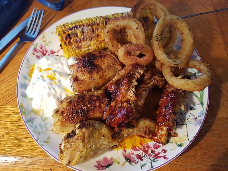 Grilled BBQ Chicken Thighs