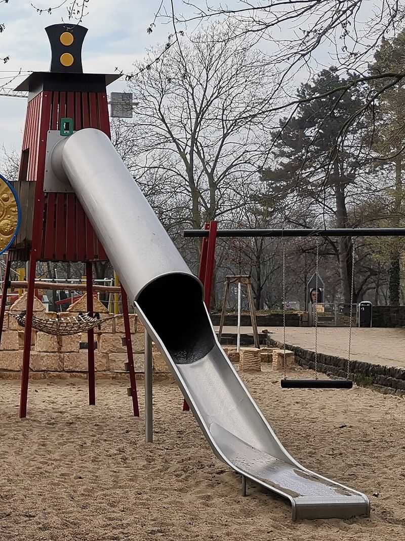 Metal Playground Slides That Scorched Skin
