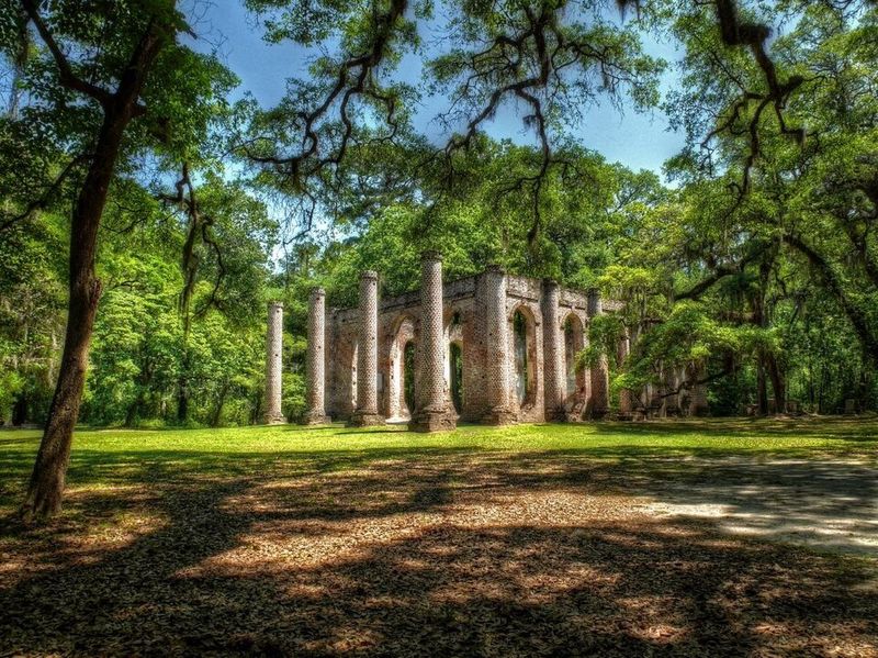 Old Sheldon Church Ruins