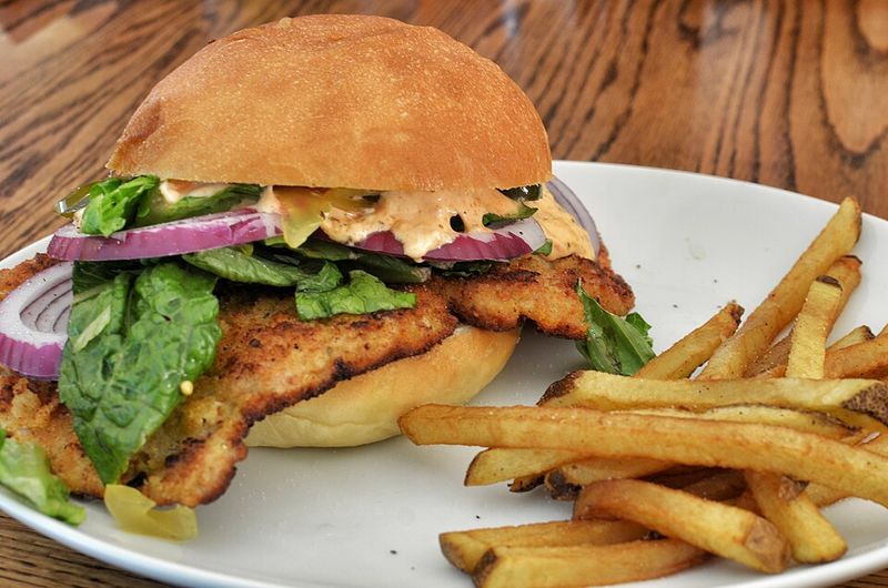 Breaded Pork Tenderloin Sandwich