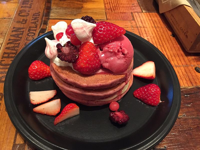 Red Velvet Pancakes