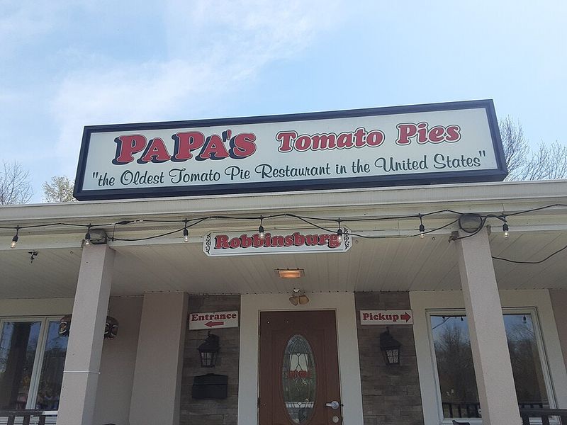 Papa's Tomato Pies – Robbinsville, NJ (1912)