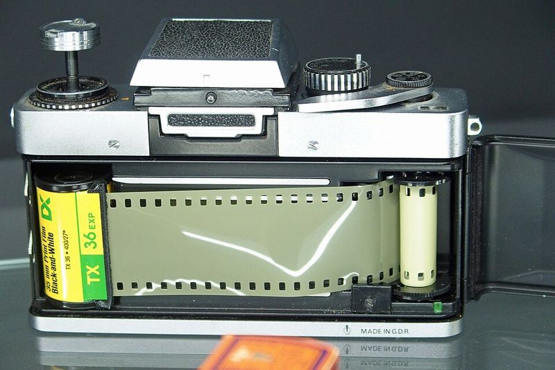 Loading 35mm Film Into A Camera