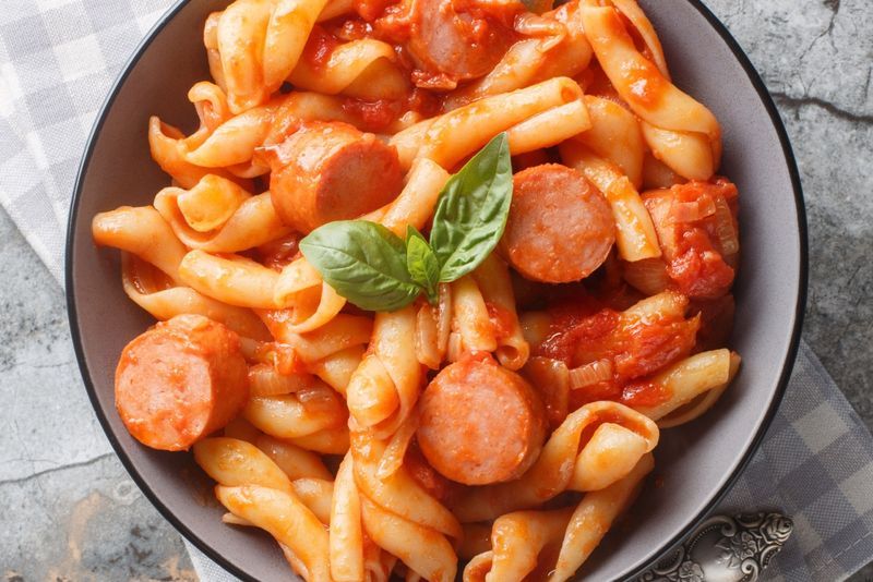 Creamy Kielbasa Pasta