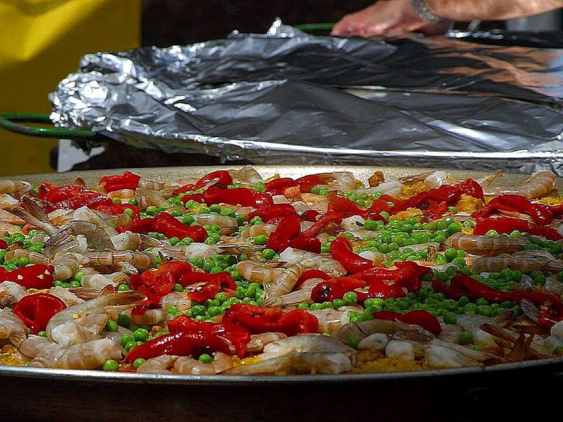 Shrimp Paella For Sharing