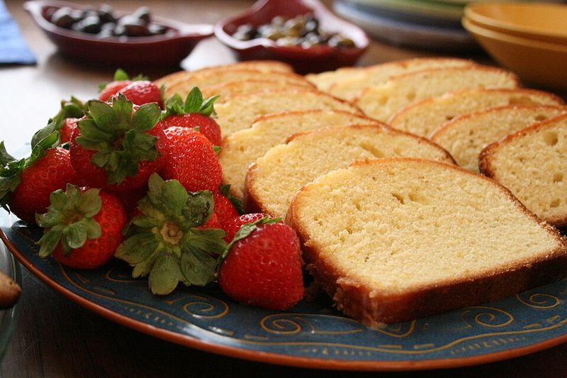 Grilled Pound Cake Slices