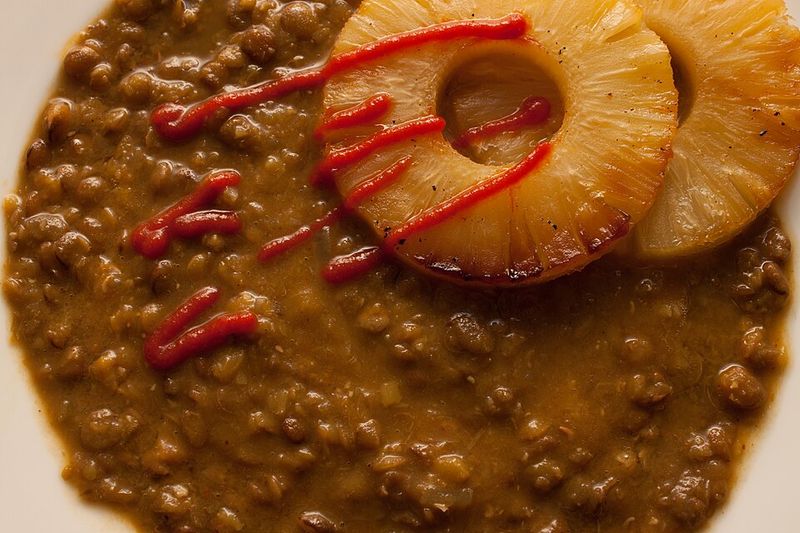 Grilled Pineapple With BBQ Drizzle