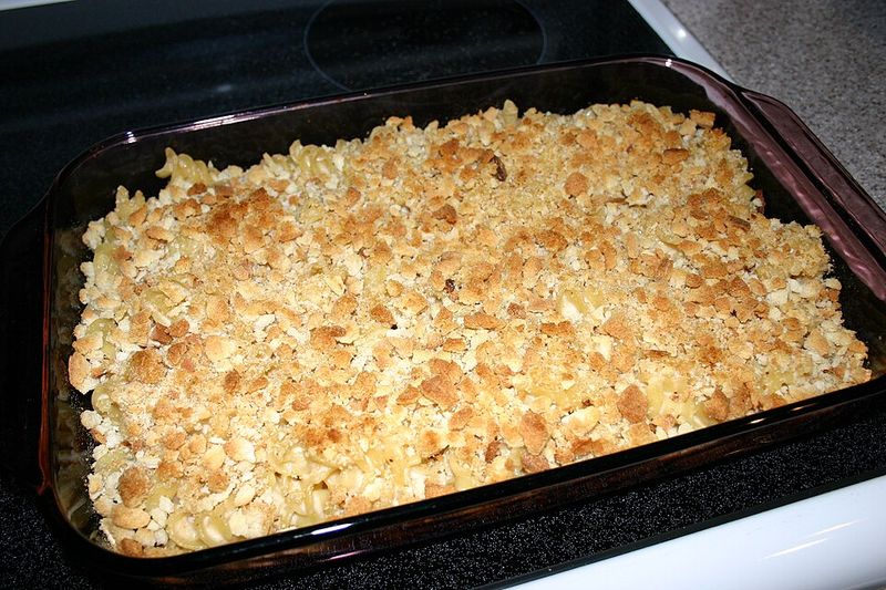 Top With Breadcrumbs And Bake For Crunch
