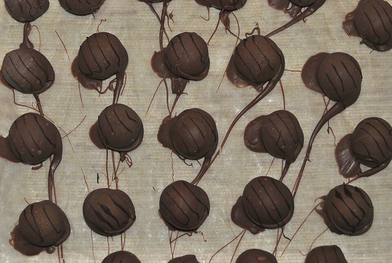 Plain Dark Chocolate Truffles