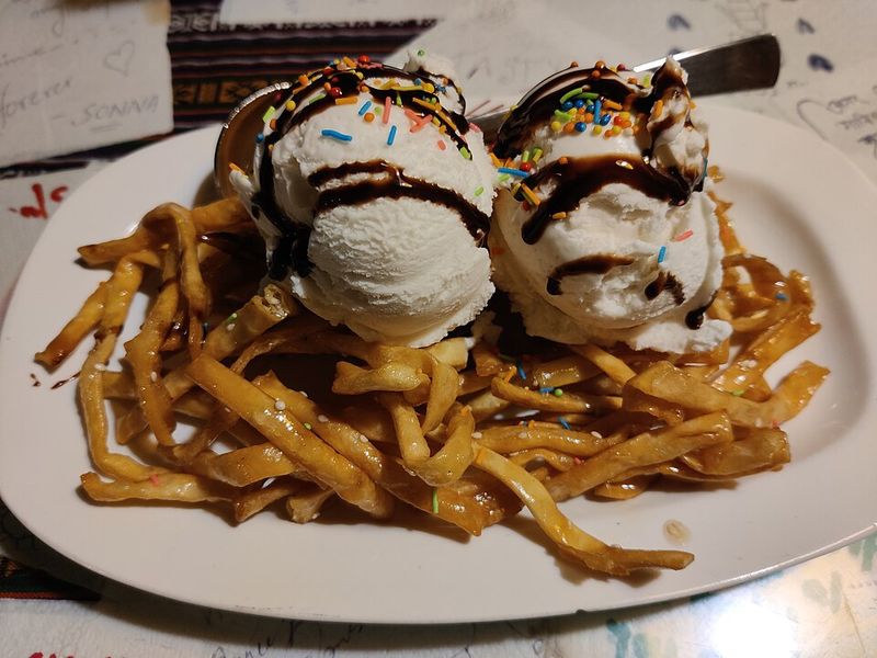 Honey Noodles With Ice Cream