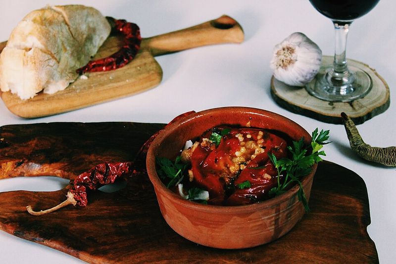 Stuffed Peppers With Chicken & Rice