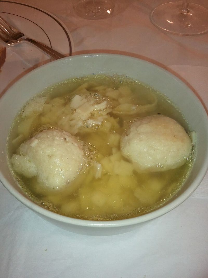 Matzo Ball Soup Dumplings