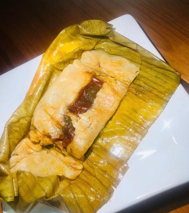 Tamal Rojo (Guajillo Pork)