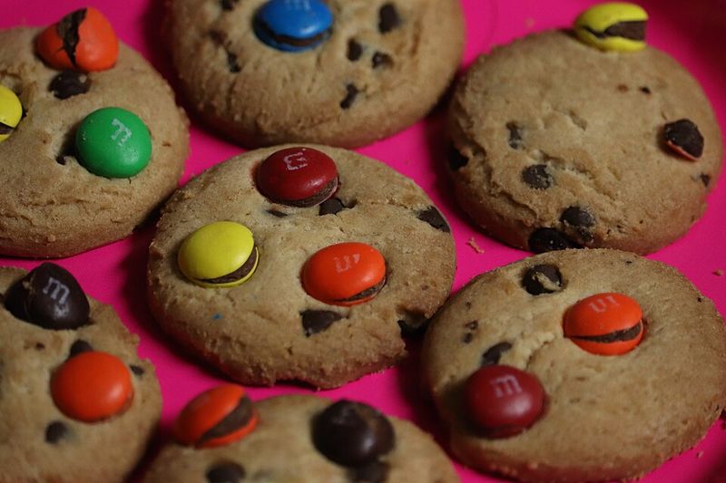 Classic Chewy M&M Cookies