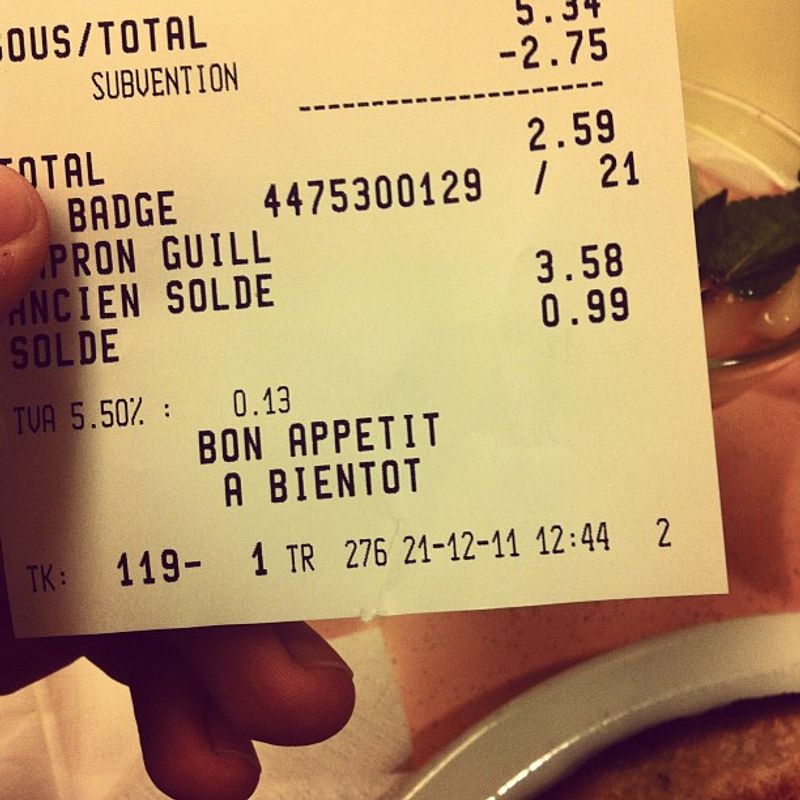 Saving Every Receipt