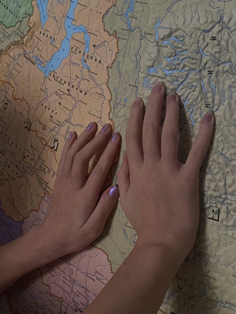 Driving While Holding Physical Maps Open