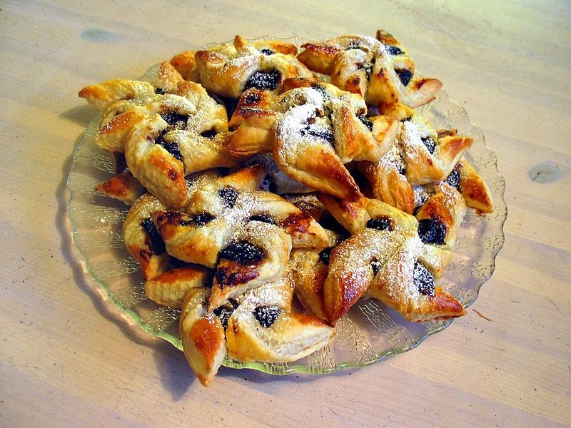 Joulutorttu Finnish Jam-Filled Pinwheel Pastries