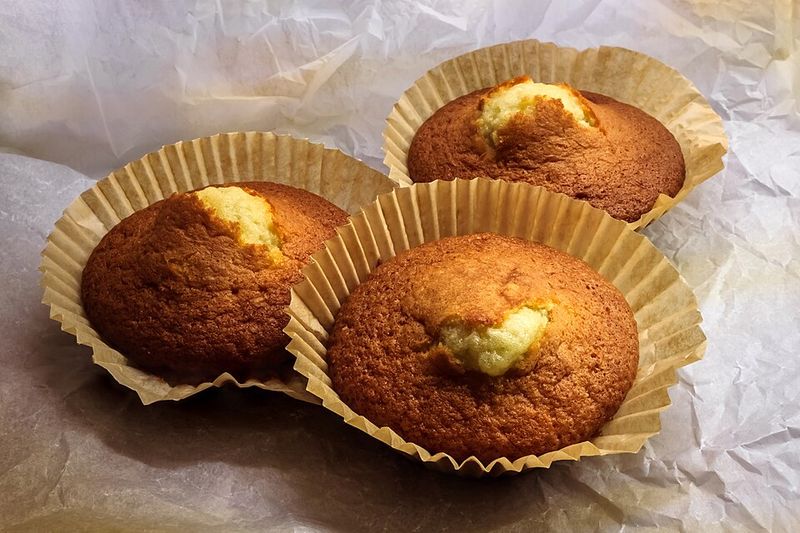 Vanilla Pudding Muffins