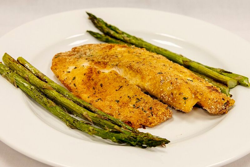 Sheet Pan Tilapia With Asparagus