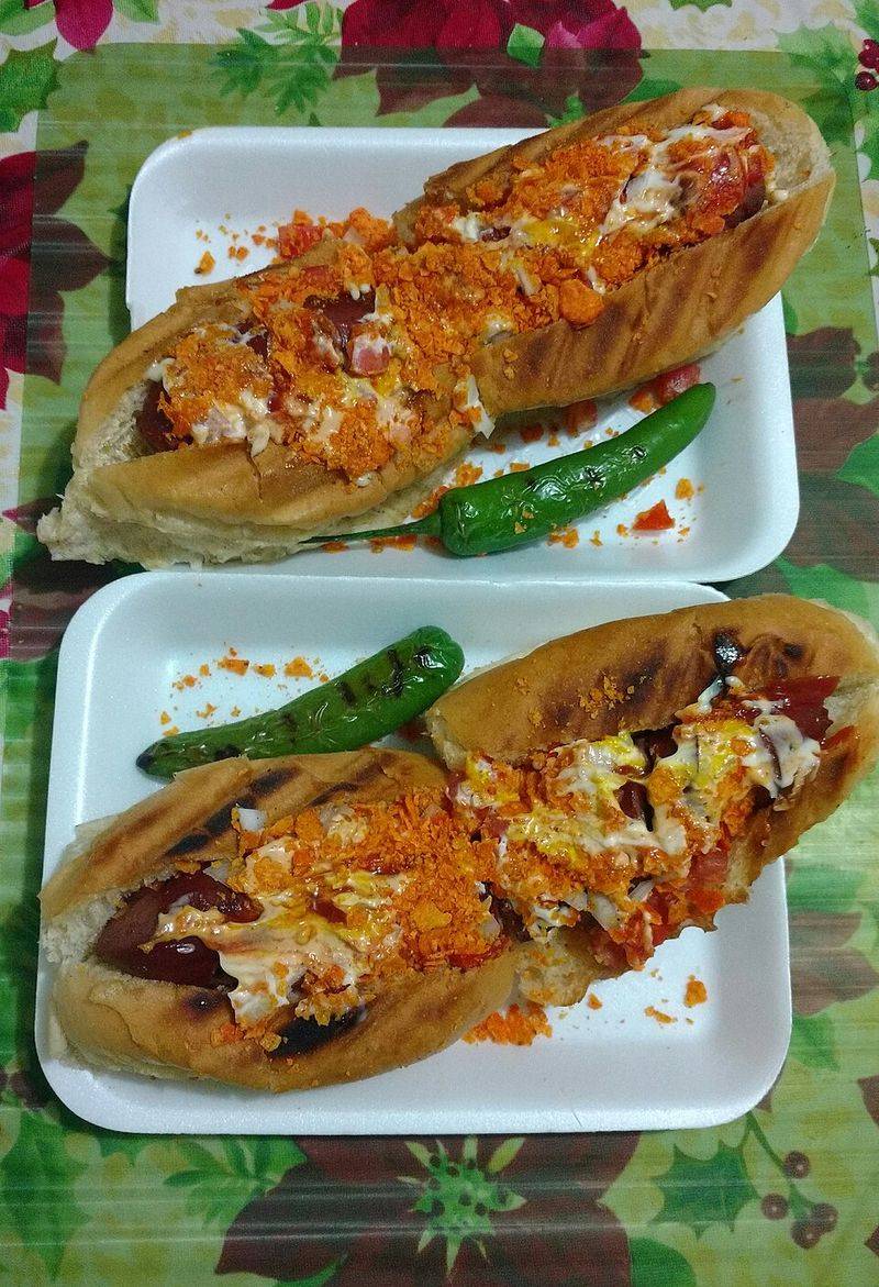 Mexican Street Jochos Hot Dogs
