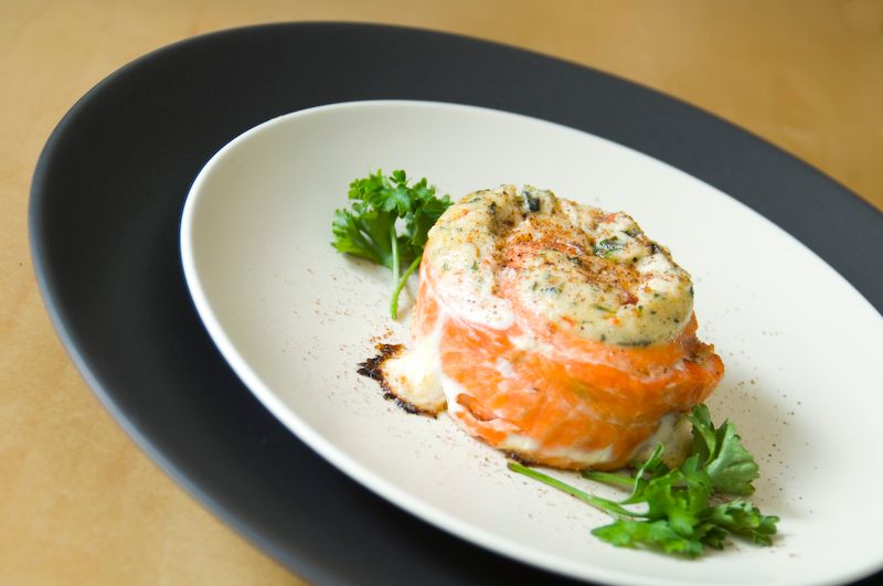 Smoked Salmon Pinwheels With Herbed Cream Cheese