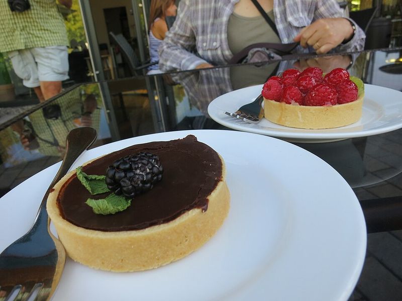 Double Dark Mint Truffle Tart