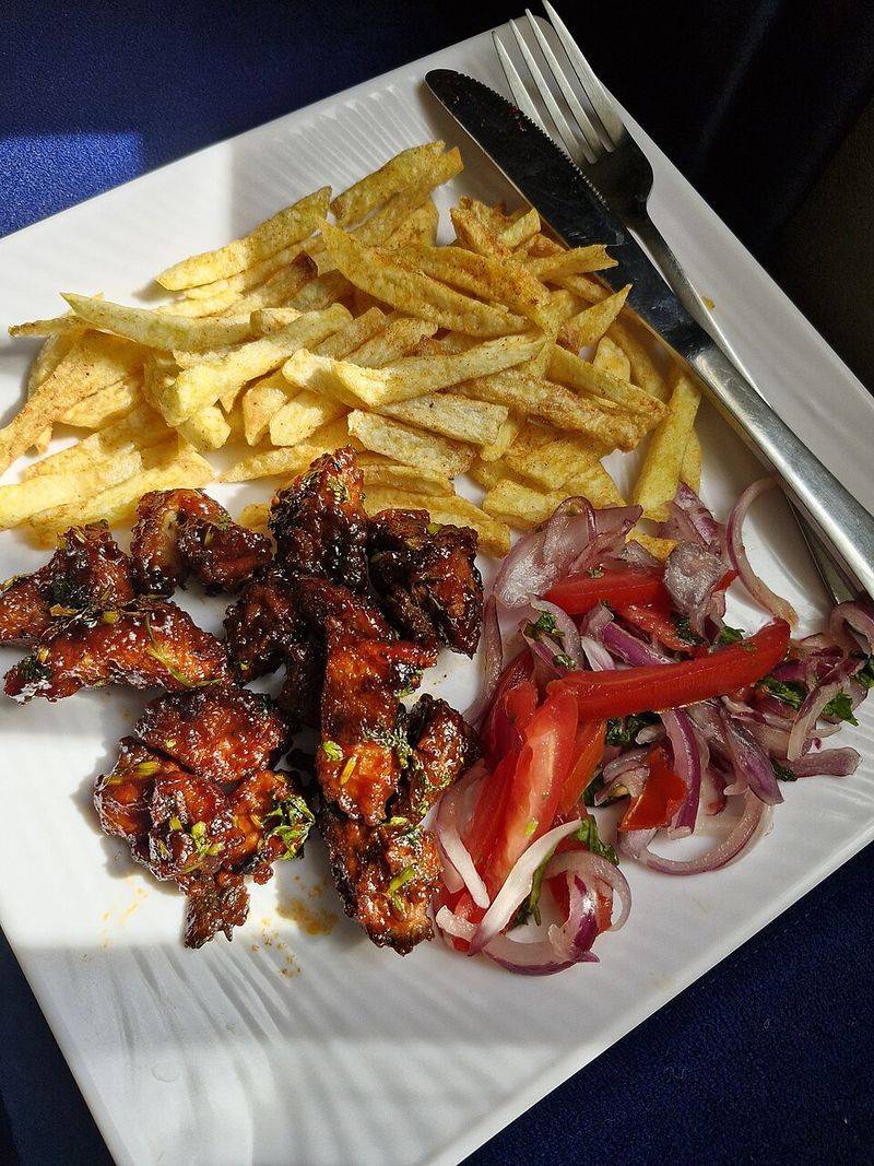Honey Glazed Chicken Nuggets With Fries