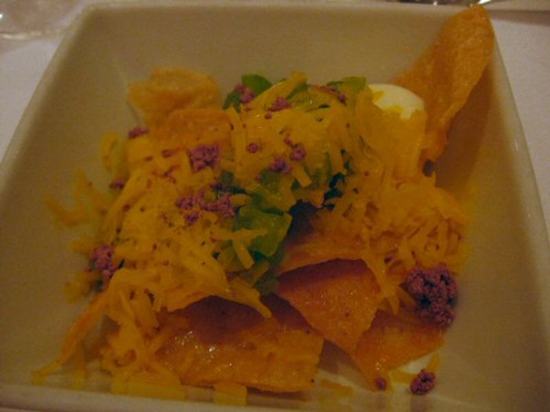 Nachos With Neon Cheese Sauce
