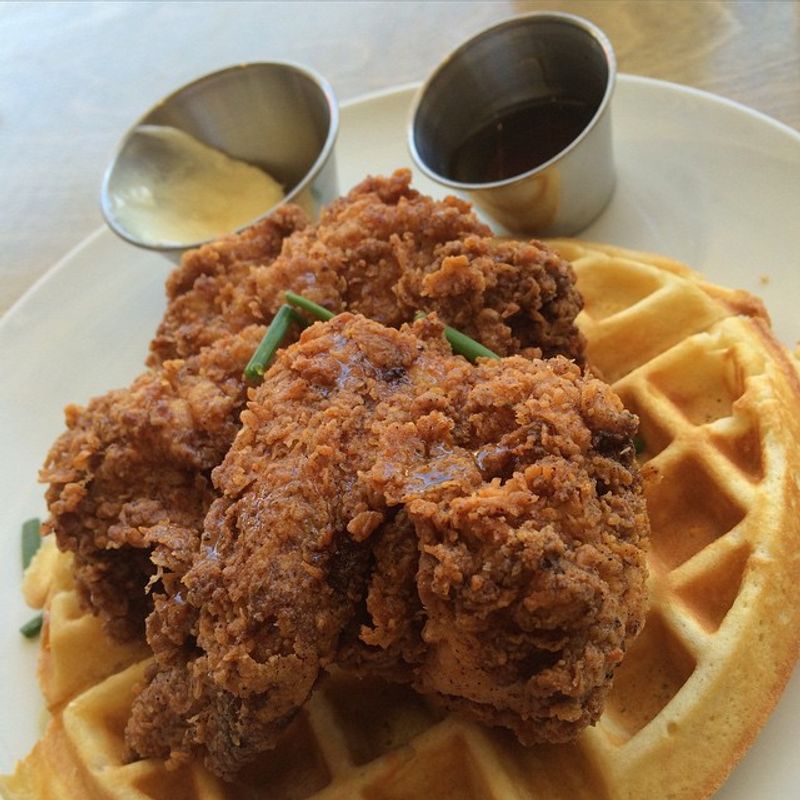Frozen Waffle Chicken And Waffles