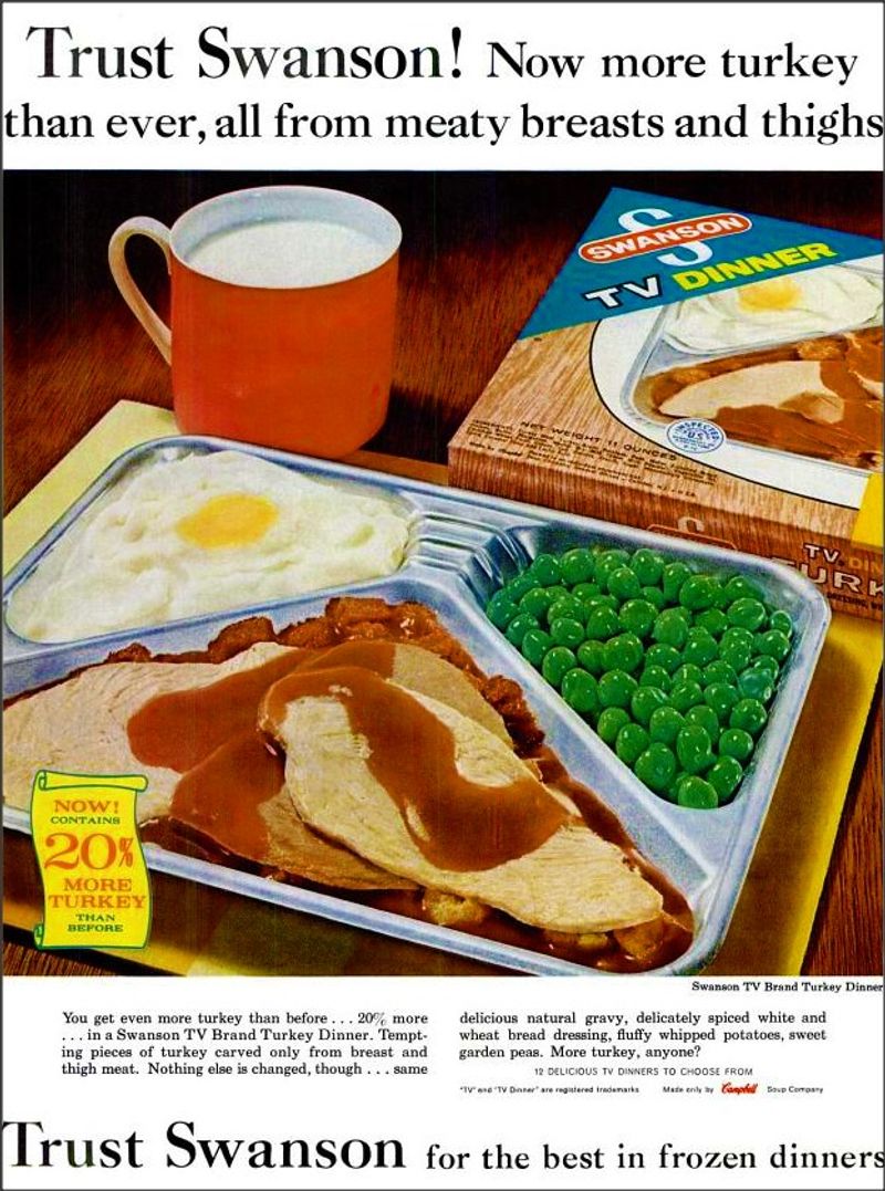 Swanson Turkey TV Dinner (Original 1950s Classic)