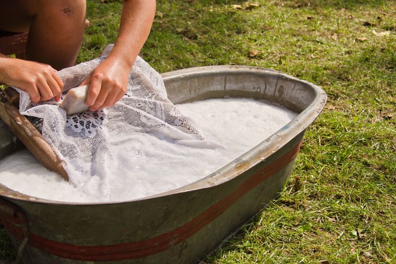 Hand-Washing Laundry