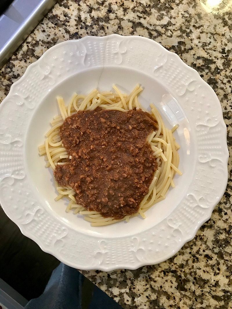 Cincinnati Chili Over Spaghetti