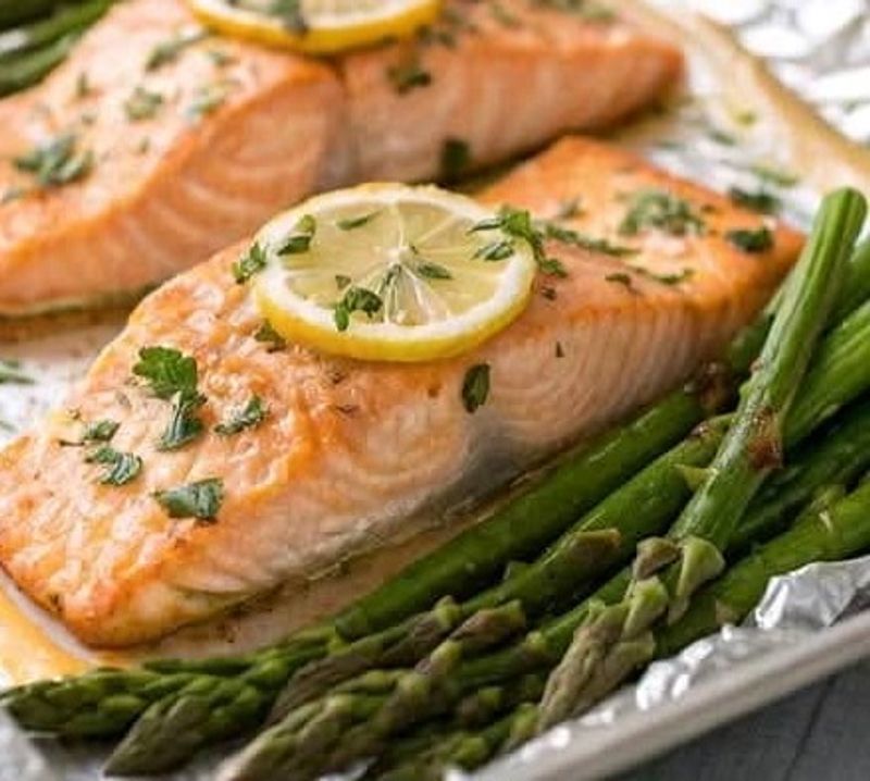 Skillet Salmon with Lemon and Herbs