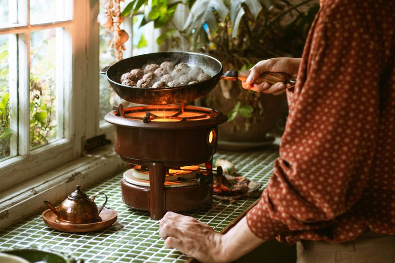 Sticky Bourbon Meatballs