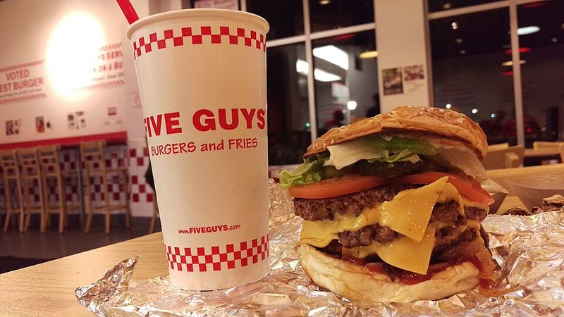 Five Guys – Triple Bacon Cheeseburger