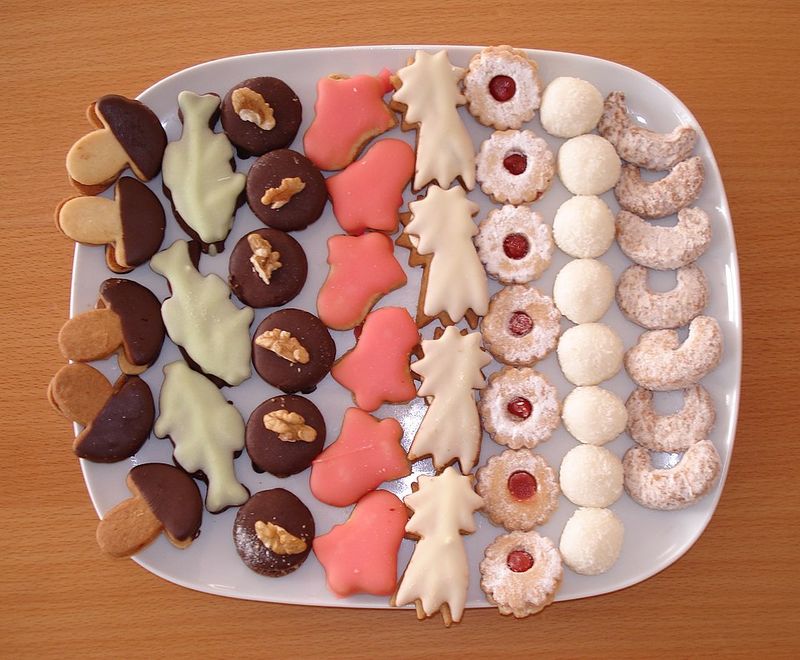 Czech Vánoční Cukroví Platter