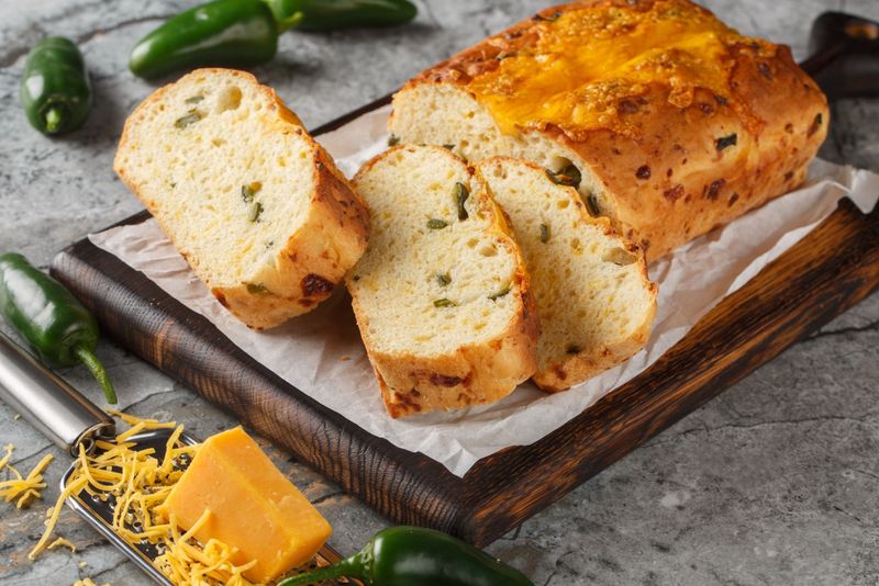 Cornbread With Jalapeno And Cheddar
