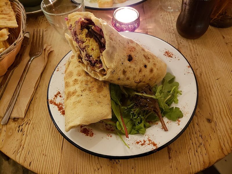 Mediterranean Hummus Wrap