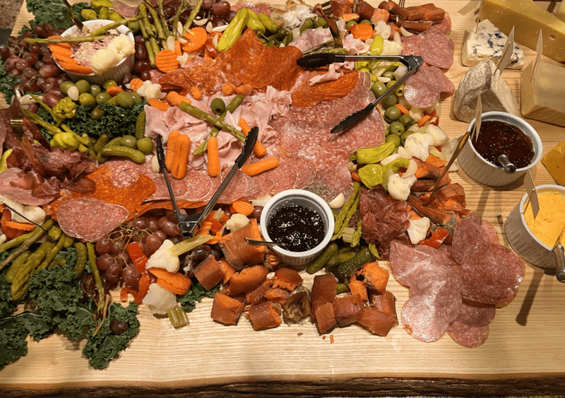Traditional Charcuterie Board With Cured Meats