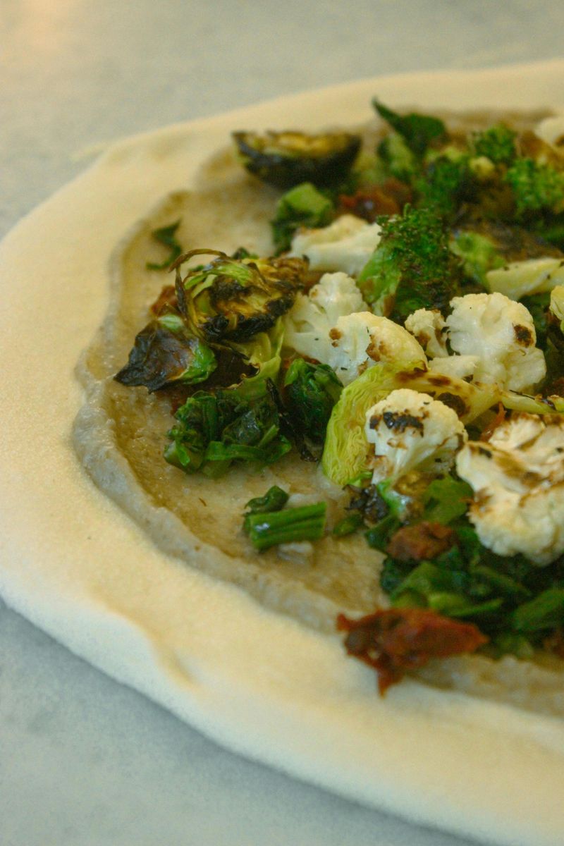 Kale Stuffed Flatbread