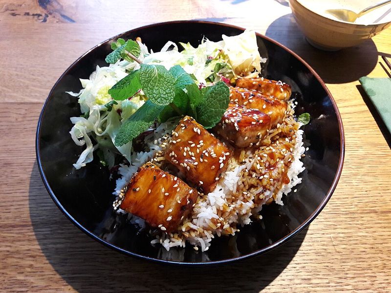 Mediterranean Grilled Salmon Bowls
