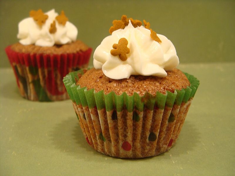 Gingerbread Cupcakes