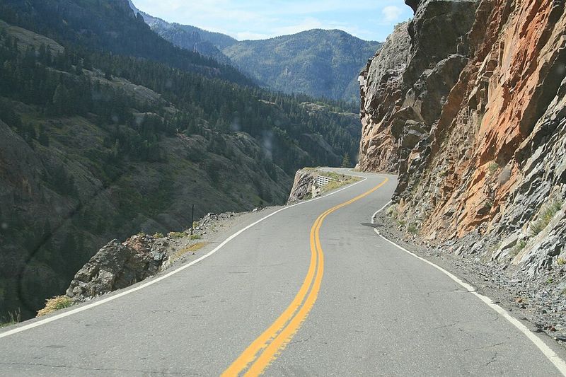 Million Dollar Highway (US-550), Ouray to Silverton (CO)