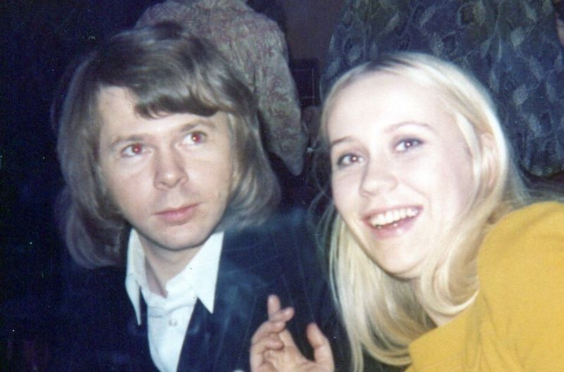 Björn Ulvaeus and Agnetha Fältskog of ABBA
