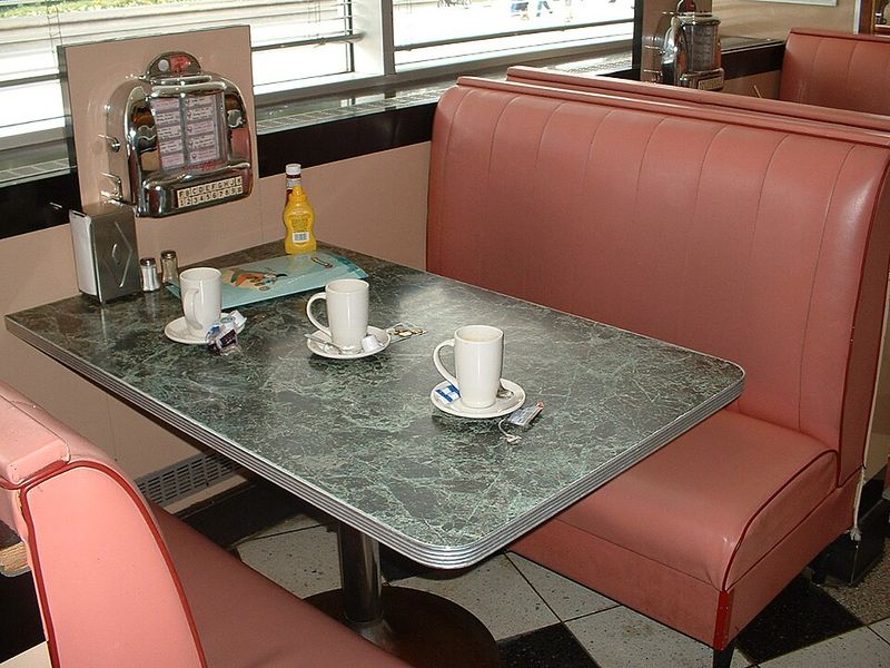 Formica Tabletops with Chrome Edges