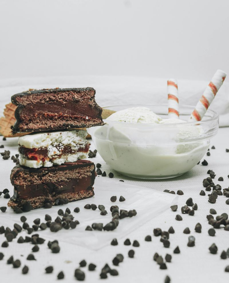 Mint Chocolate Chip Bars