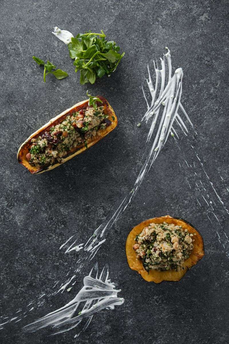 Quinoa Stuffed Acorn Squash