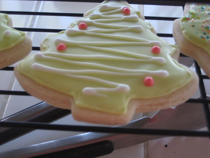 Decorated Christmas Sugar Cookies