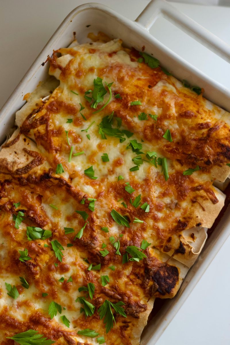 Mexican Enchilada Casserole With Fresh Sauce