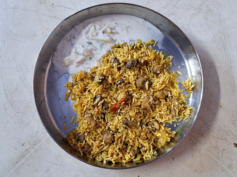 Mushroom Biryani
